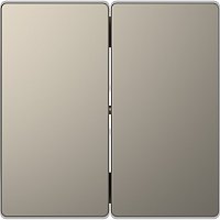 Лицевая панель Schneider Electric Merten D-Life для 2-кл. выключателя никель 